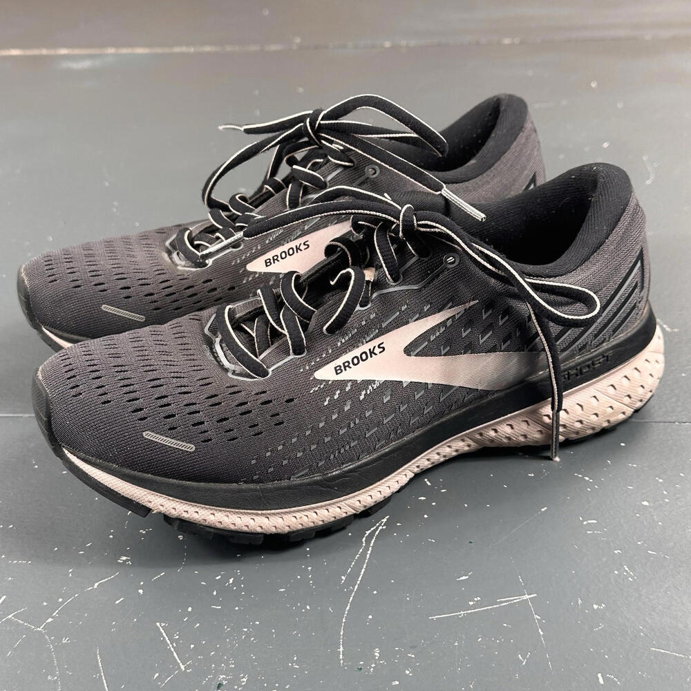 Brooks Black and Gray Athletic Shoes